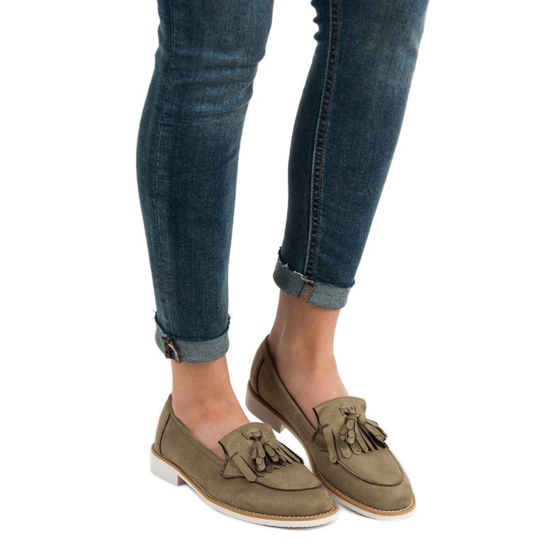 Mocasines VICES verde oliva 2
