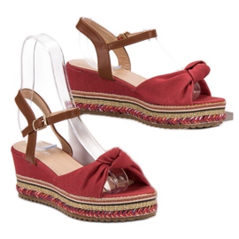Groto Gogo Sandalias rojas rojo 1
