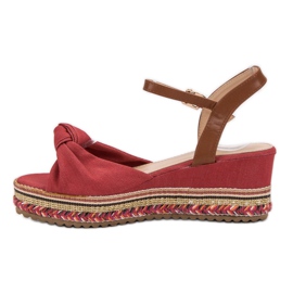 Groto Gogo Sandalias rojas rojo 4