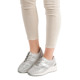 Zapatos de piel VINCEZA gris 2