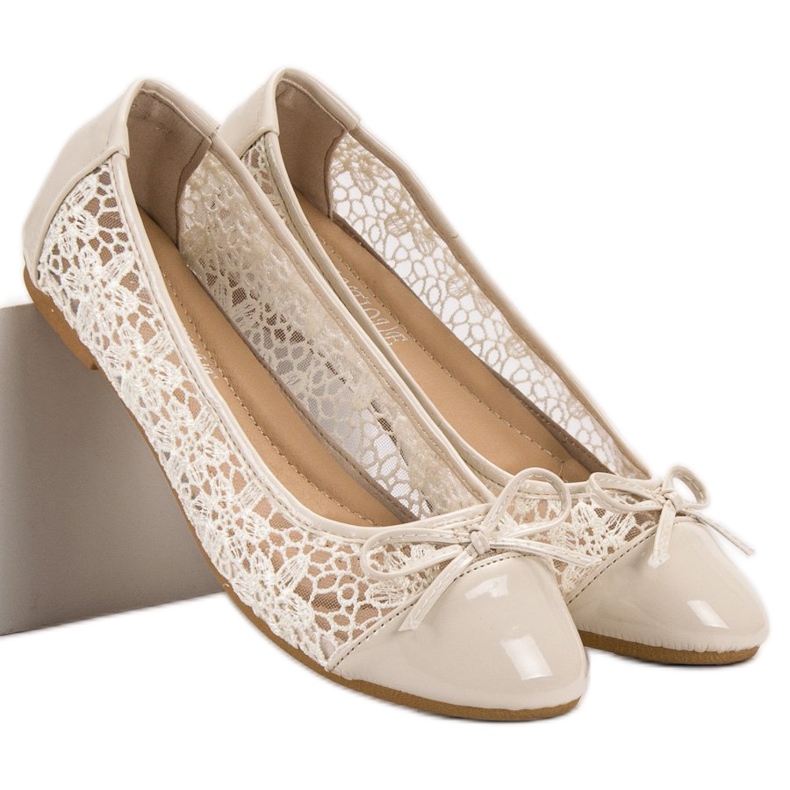 Diamantique Bailarinas de moda marrón 1