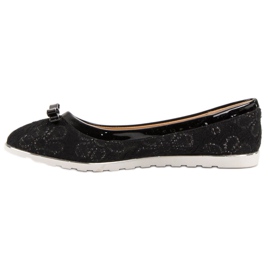 SHELOVET Bailarina con encaje negro 3