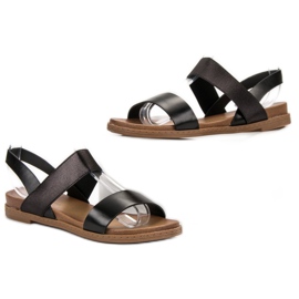 Laura Mode Sandalias sin cordones negro 2