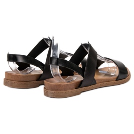 Laura Mode Sandalias sin cordones negro 5