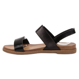 Laura Mode Sandalias sin cordones negro 4
