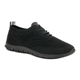 SHELOVET Calzado textil con cordones negro 2