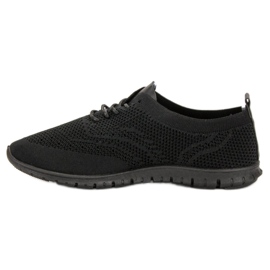 SHELOVET Calzado textil con cordones negro 3