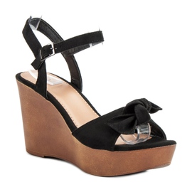 Cm Paris Sandalias con lazo negro 3