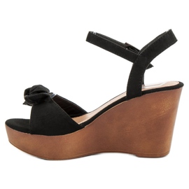 Cm Paris Sandalias con lazo negro 4