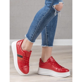 SHELOVET Zapatos deportivos rojos 2