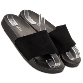 SHELOVET Zapatillas deportivas de gamuza negro 3