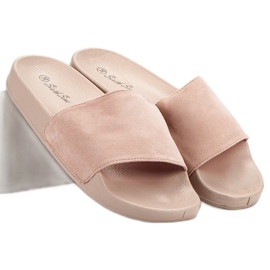 SHELOVET Zapatillas deportivas de gamuza rosado 6