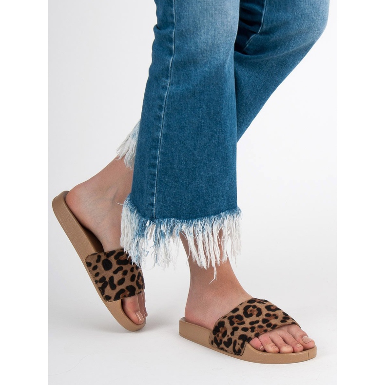 SHELOVET Zapatillas deportivas de gamuza marrón 1