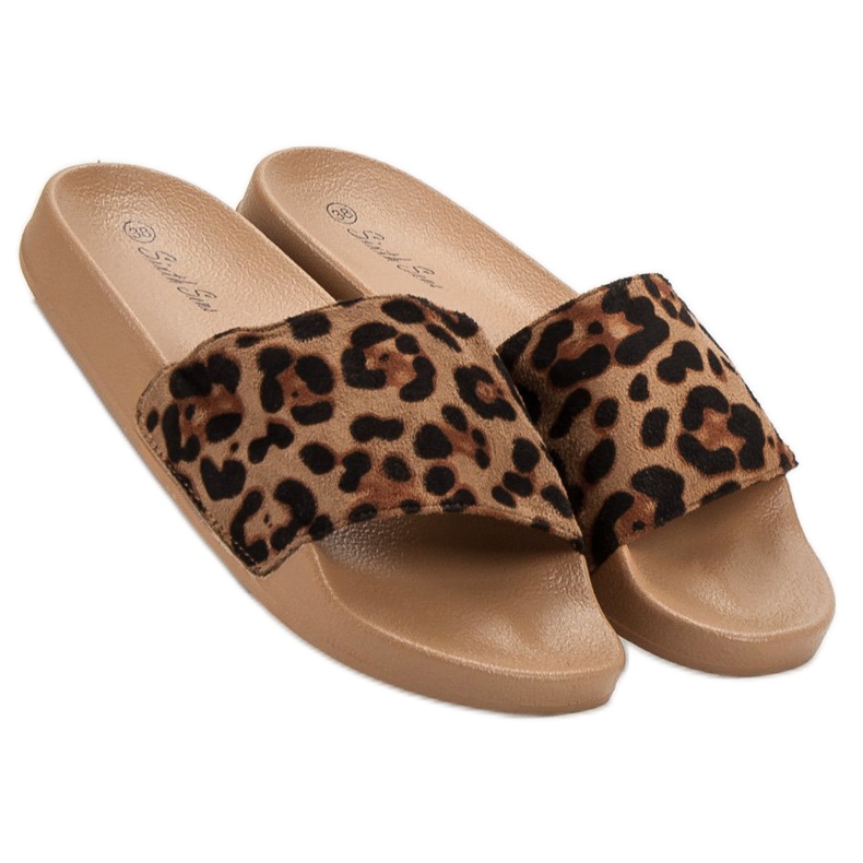 SHELOVET Zapatillas deportivas de gamuza marrón 2