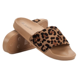 SHELOVET Zapatillas deportivas de gamuza marrón 5