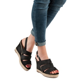 Primavera Sandalias negras negro 5