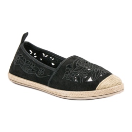Alpargatas VICES Suede negro 3