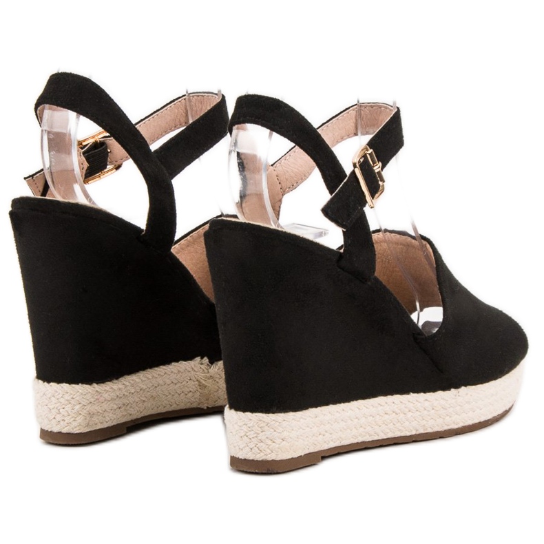 Best Shoes Sandalias negras negro 1