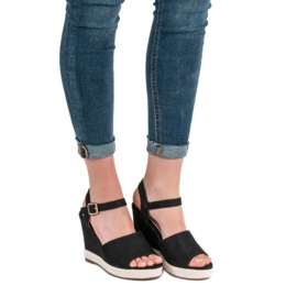 Best Shoes Sandalias negras negro 2