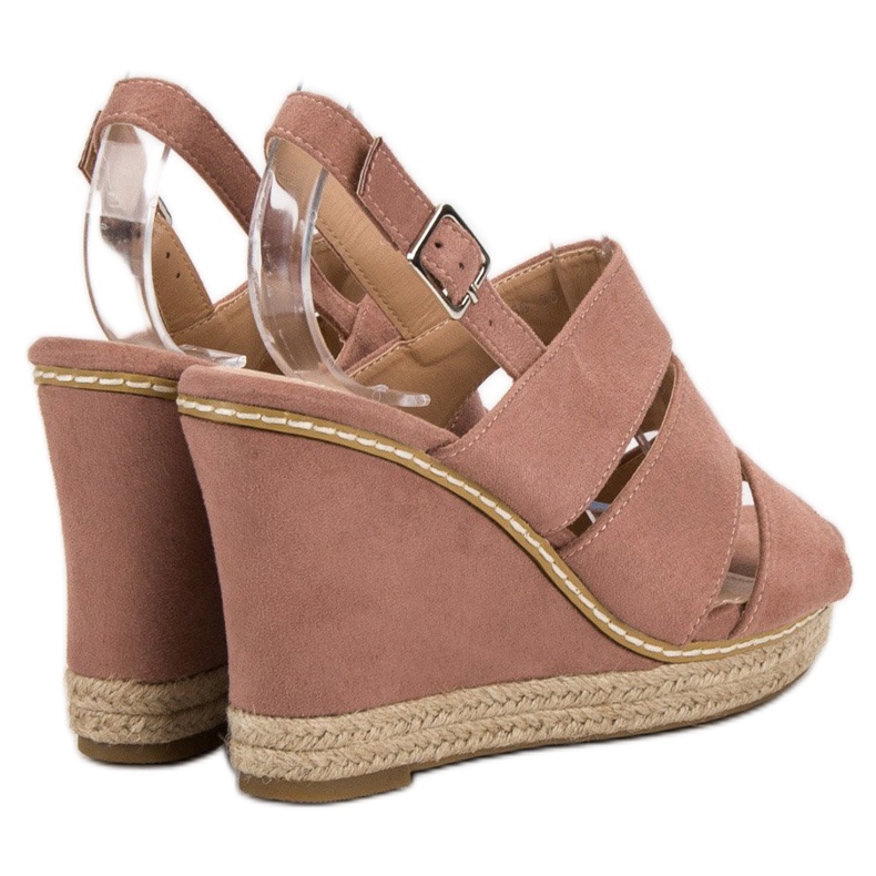 Primavera Sandalias en polvo rosa 1