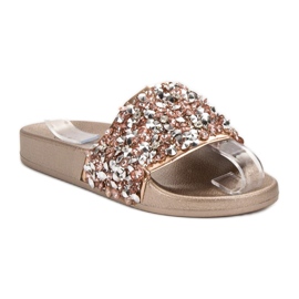 Seastar Pantuflas Doradas Elegantes dorado 2