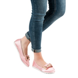 SHELOVET Señores de satén rosado 2