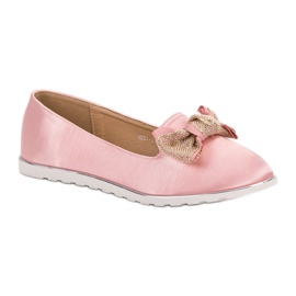 SHELOVET Señores de satén rosado 5