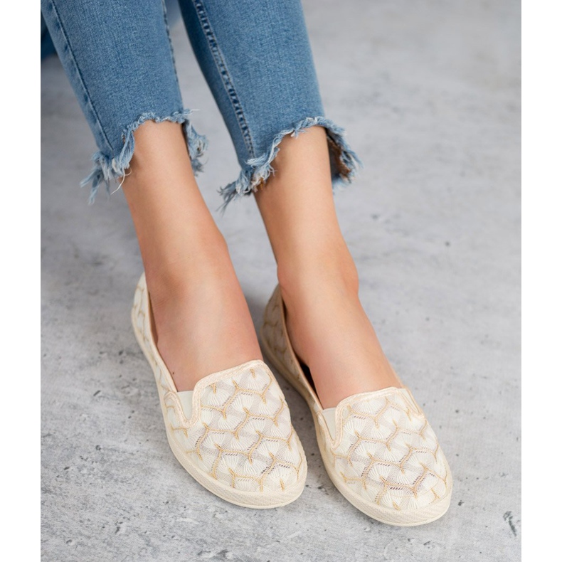 Zapatillas slip on VICES beige 1