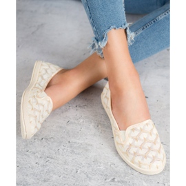 Zapatillas slip on VICES beige 2
