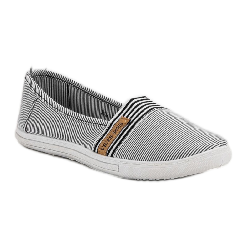Cómodo VICES Slipony blanco negro 1