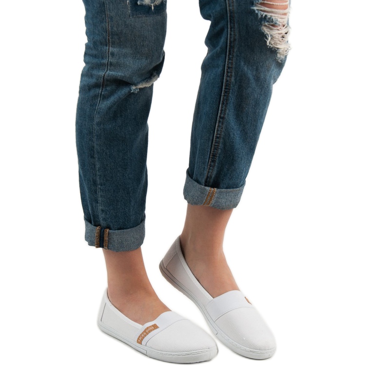Cómodo VICES Slipony blanco 1