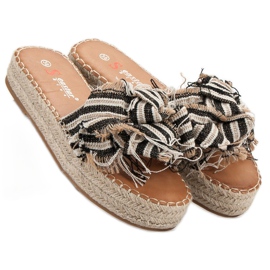 Seastar Pantuflas Rayas marrón 2 Seastar Pantuflas Rayas marrón 2