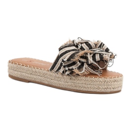 Seastar Pantuflas Rayas marrón 4