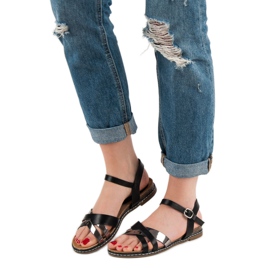 SHELOVET Sandalias casuales negro 5