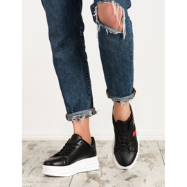 SHELOVET Zapatos deportivos negros 4