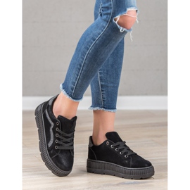 SHELOVET Zapatillas Negras negro 2