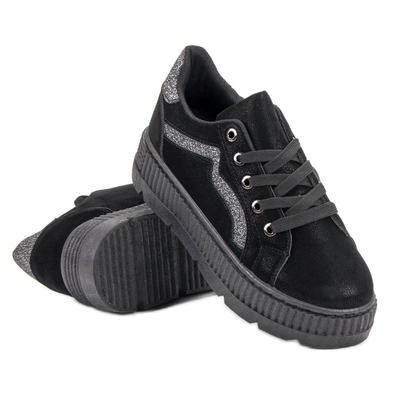 SHELOVET Zapatillas Negras negro 1