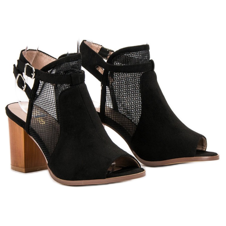 Evento Sandalias cerradas con estilo negro 1