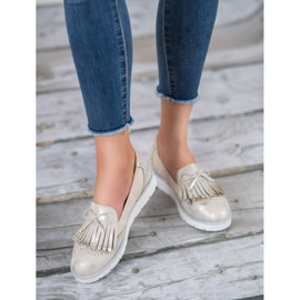 Balada Mocasines con flecos marrón 1