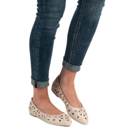 Bailarinas VICES caladas beige 1