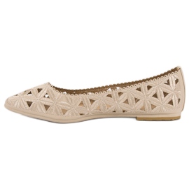 Bailarinas VICES caladas beige 4
