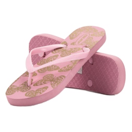 SHELOVET Chanclas ligeras rosa 2