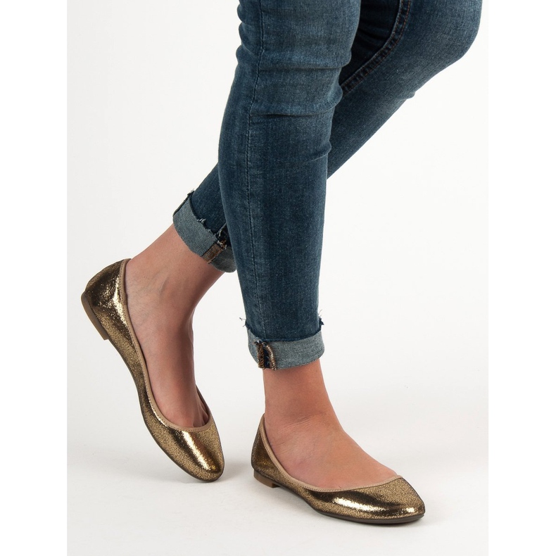 SHELOVET Bailarina de oro dorado 2