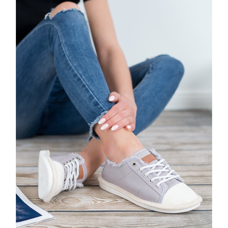 SHELOVET Alpargatas con cordones amarillo 2 SHELOVET Alpargatas con cordones amarillo 2