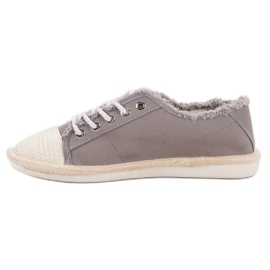 SHELOVET Alpargatas con cordones amarillo 5