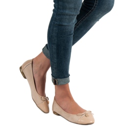 RTX WALK Bailarina con lazo beige 5
