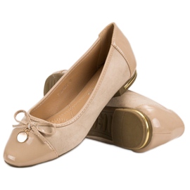 RTX WALK Bailarina con lazo beige 3
