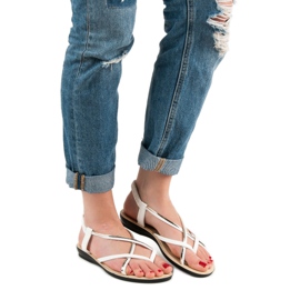 Camo Sandalias sin cordones blancas blanco 5