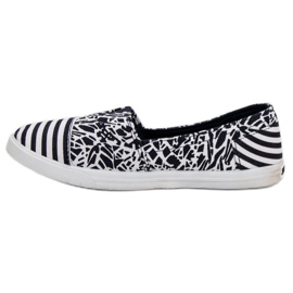 Sweet Shoes Slipons con patrón azul marino 4