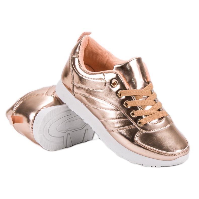 SHELOVET Calzado deportivo lacado amarillo 2